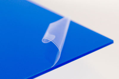 Surface protection with adhesive film: temporary or definitive